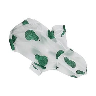 Imagem de Roupas Suaves, Leves e Respiráveis ​​para Proteção Solar para Animais de Estimação, Estampa de Frutas, Cheia de Sensação Refrescante, Adequada para Atividades Ao Ar Livre, (M)