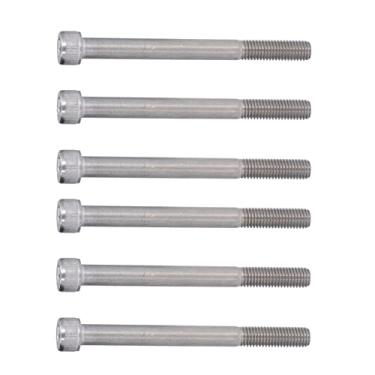 Imagem de Variedade de Parafusos de Soquete Sextavado, 10 Unidades de Tampas de Cabeça Cilíndrica M10 Parafusos de Máquinas Industriais Parafusos de Soquete Sextavado A2-70 Em Aço