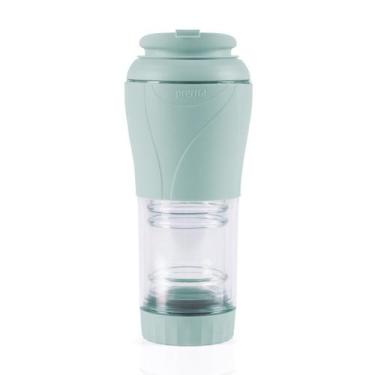 Imagem de Cafeteira Portátil Manual 350ml - Pressca, Verde pastel