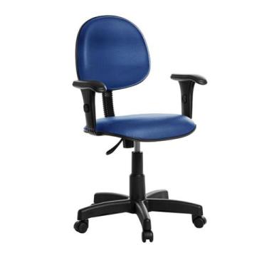 Imagem de Cadeira Executiva L Sanfonado Várias cores - Barão das Cadeiras, Azul
