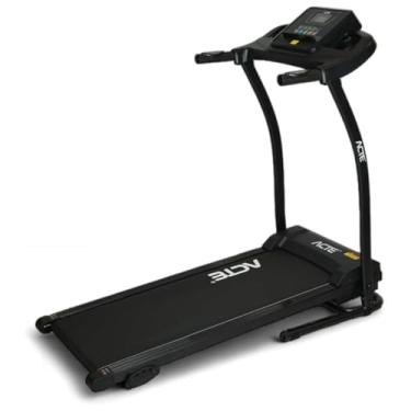 Imagem de Esteira Ergométrica Elétrica Profissional Dobrável - Ideal Para Academia ou Treino Residencial - Suporta Até 110Kg - 12km/h Preta - Bivolt