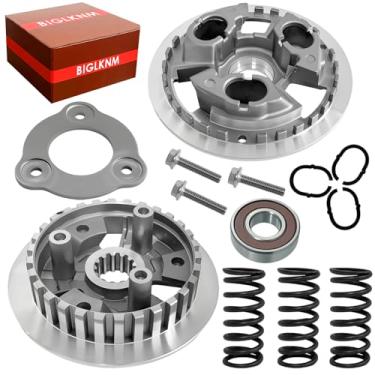 Imagem de BIGLKNM Cubo interno da embreagem central e kit de reconstrução de placa de pressão externa e molas resistentes aptas para Ninja 400 EX400 Z400 2018-2024 Substituição para 13087-0585