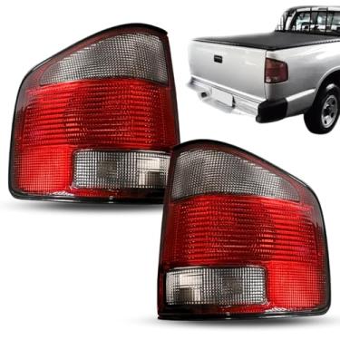 Imagem de Par Lanterna Traseira S10 1995 1996 1997 1998 1999 2000 Fumê