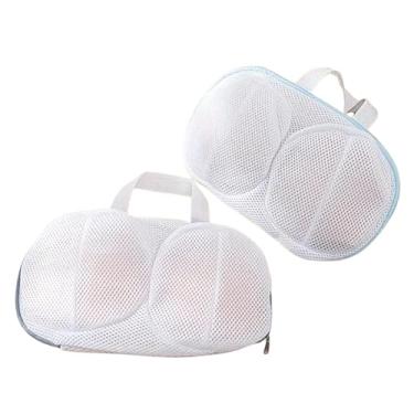Imagem de Kit Bolsa de Rede para Lavar Sutiãs | Saco Protetor Anti-Deformação | Máquina de Lavar | Preserva Roupas Íntimas | 21x30 cm (2 peças)