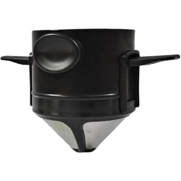 Imagem de Filtro de café dobrável portátil suporte de café reutilizável suporte de funil cestas suporte dobrável gotejador de café