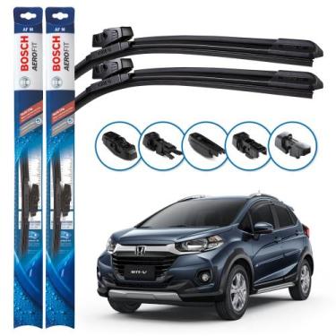 Imagem de Par de Palhetas Limpador Parabrisa Multiclip Original Bosch Honda WR-V