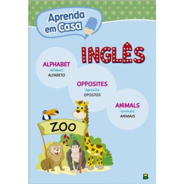 Imagem de Livro - Aprenda em casa INGLÊS:Alfabeto-Opostos...