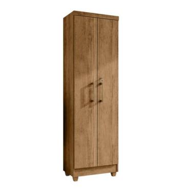 Imagem de Armário Multiuso Sapateira 2 portas com Chave Isabela Cor Cedro - Rud 