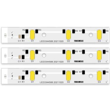 Imagem de FBULWSEC Placa De Luz Led Wr55X26671 Para Geladeiras Ge, Substituição Ps11767930, Ap6035586, 4468532, Eap11767930, Fácil Instalação (3 Peças)
