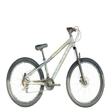 Imagem de Bicicleta Aro 26 Velooh Attack Freeride Cinza 21v Aero Câmbios Importa