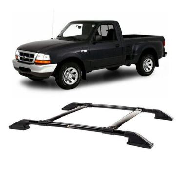 Imagem de Rack Teto Bagageiro Frontier SEL 2014 2015 2016 Colado Preto - CCF