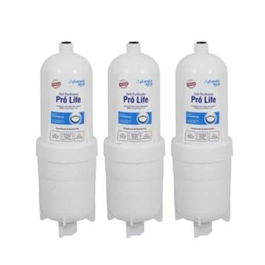 Imagem de Kit 3 Refil Filtro Purificador De Agua Soft Everest 2 Em 1 Prolife 101