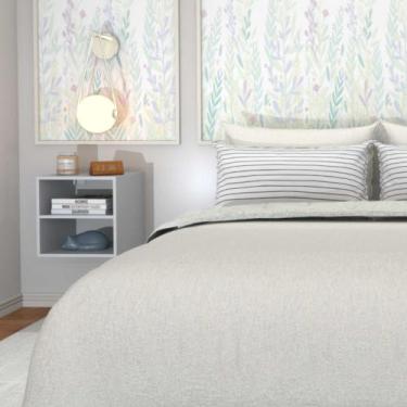 Imagem de Mesa de Cabeceira para Quarto / Nicho Suspenso com Prateleira - KitCub