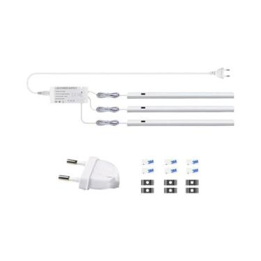 Imagem de Sensor De Movimento LED Night Light Bar 220V Plugue UE Para Armário De