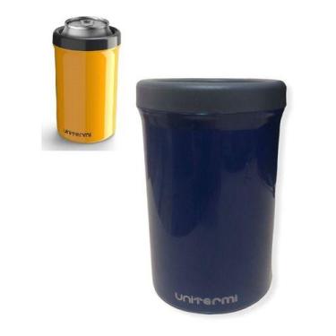 Imagem de Suporte Porta Lata De Cerveja 350 Ml Unitermi, Azul-marinho