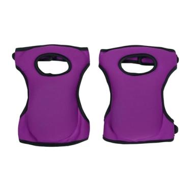 Imagem de Fenteer 2x Joelheiras de jardim para piso, confortáveis ​​com acolchoamento de espuma EVA espessa, protetores de joelho, almofada de ajoelhamento para, Tolet