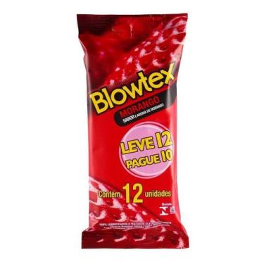 Imagem de Preservativo lubrificado morango Blowtex 12 un