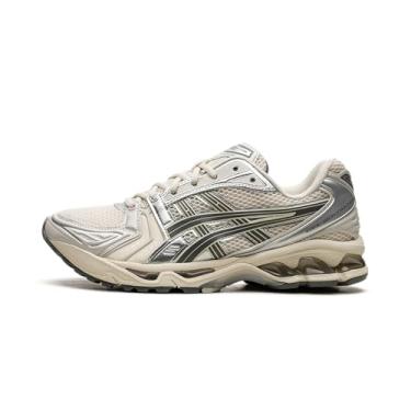 Imagem de ASICS Tênis esportivo masculino Gel-Kayano 14, bétula/estanho escuro, 44