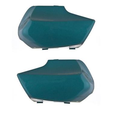 Imagem de Capa De Bengala Cromo Forte Moto Honda Biz 100 1998 À 2005, VERDE RIVI