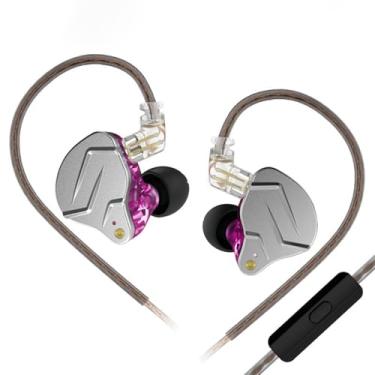 Imagem de HIFIXAUDIO Fones de ouvido híbridos KZ ZSN Pro com drivers duplos 1BA + 1DD, monitores intra-auriculares Hi-Fi, placa frontal de liga de zinco, cabo destacável de 2 pinos para melhorar o som e