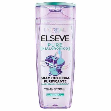 Imagem de Shampoo L'Oréal Paris Elseve Pure Hialurônico, 200ml