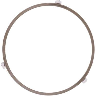 Imagem de Fansoftiks Grande Plataforma Giratória Para Micro-Ondas, Anel De Suporte Rolo Giratório Forno, Prato Vidro, Bandeja, Rodas, Peças E Acessórios Plataformas Giratórias (Marrom)