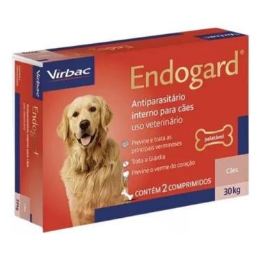 Imagem de Endogard Para Cães 30kg com 2 Comprimidos Virbac
