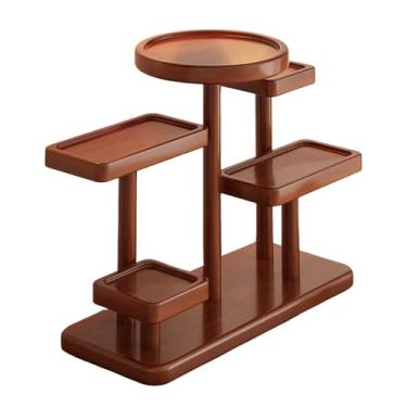 Imagem de IEUDNS Porta-chaves para mesa de entrada, porta-joias elegante, suporte organizador de joias, porta-chaves de madeira, bandeja de armazenamento para banheiro, Style a