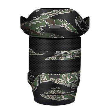 Imagem de Skin Lens Camera Skin Wrap Vinil Adesivo Protetor Acessórios Fotográficos para Tamron 17-35 mm F2.8 adequado para Canon EF Mount 17-35 F 2.8 (Tiger Stripe Camo)
