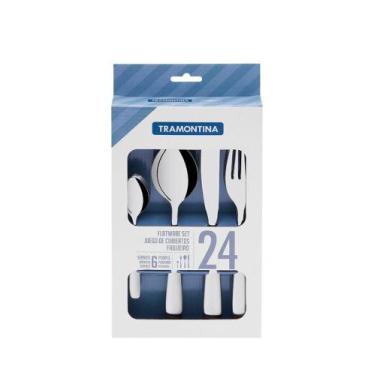 Imagem de Faqueiro Aço Inox 24 Peças Tramontina 66950/000 - Tramontina Farroupil