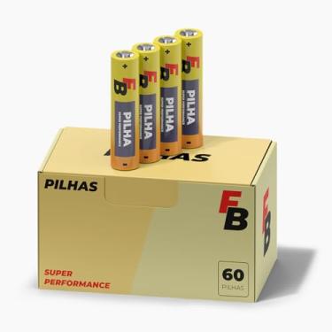 Imagem de Pilha Aa Pequena Antivazamento Cilíndrica 1.55v - Kit 60 Unidades