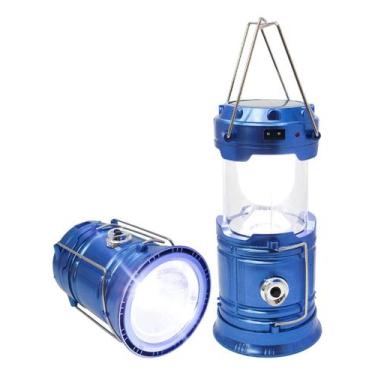 Imagem de Lampião Led Solar Lanterna Luminária Camping Acampamento Pesca Alira H