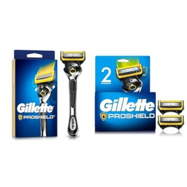 Imagem de Kit Gillette Proshield Aparelho Recarregável 1 Ud + Carga Fusion Proshield 2 Unidades
