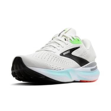 Imagem de Brooks Tênis de corrida masculino Adrenaline GTS 24 Supportive, Branco/lagartixa/atomizador, 10 Medium