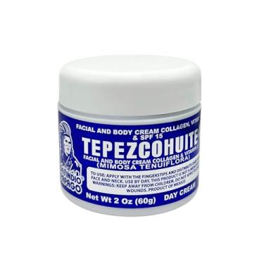 Imagem de DEL INDIO PAPAGO Creme Facial Day Skin com Tepezcohuite 60 g Pequeno - Colageno Corporal Y Vitamina E - Hidrata a Pele