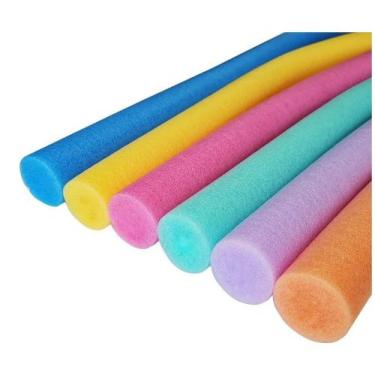 Imagem de Kit com 4 Bóias Espaguete para Piscina Flutuador Maçiço Sem furo Cor S