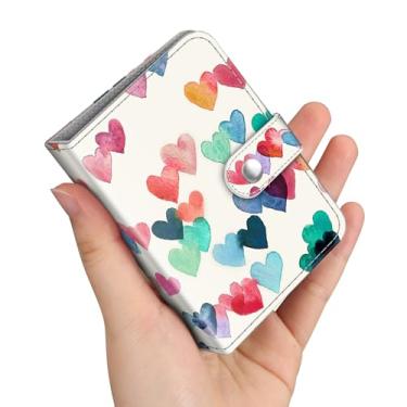 Imagem de FINTIE Mini Álbum De Fotos Para Filmes 2X3" - 52 Bolsos, Álbuns Pequenos, Fujifilm, Instax, Câmera Instantânea/Polaroid, Alta Impressão, Porta-Cartões Kpop, Raining Hearts