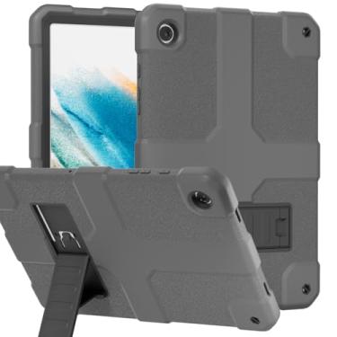 Imagem de Stweap Capa para Samsung Galaxy Tab A9+/A9 Plus 11 polegadas modelo 2024 (SM-X210/X216/X218), capa protetora resistente à prova de choque resistente de alto impacto (cinza)