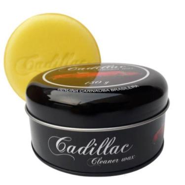 Imagem de Cera Automotiva Cadillac Cleaner Wax Carnauba Proteção 150 g Polimento