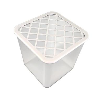 Imagem de IEUDNS Vaso de plantas hidropônicas, recipiente para plantas, decoração minimalista, vaso de mesa para apartamento, peitoril da janela, área externa, Tipo de Grade