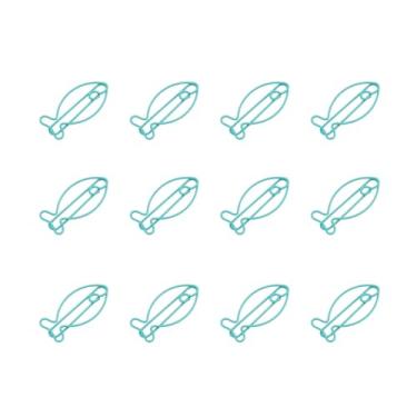 Imagem de TOPINCN 100pcs Peixe Em Forma de Papel Clipes, Bonito Foto Titulares, Peixe Design Documento Fixadores, Grampos Portáteis Folha de Fio de Ferro para Home Office DIY Bookmarks álbuns