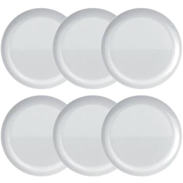 Imagem de Jogo de Pratos Raso Nadir Opaline Duralex Linha Blanc 6 Peças