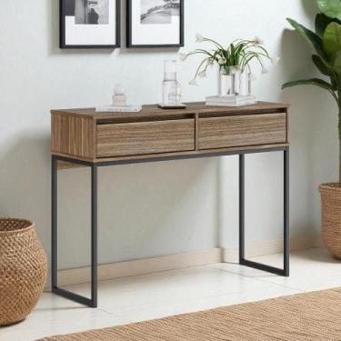 Imagem de Aparador Buffet Rio 2 Gavetas Para Sala 90 cm Affara - CasaH