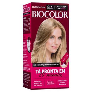 Imagem de Tintura de Cabelo Biocolor Louro Cinza Claro Estiloso 8.1, ÚNICO, Lour