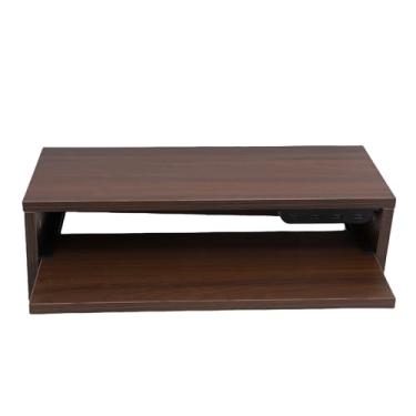 Imagem de TOPINCN Monitor Stand Com Pontos de Venda, Riser de Mesa, Elevador de Exibição de Computador, Suporte à Tela do Laptop Com Portas USB Hub e Gaveta de Armazenamento para Uso do Escritório (Cor de nogueira)