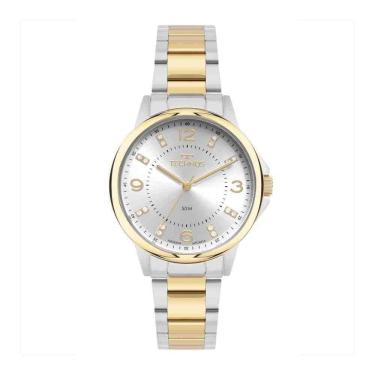 Imagem de Relógio Technos Dress Prata/Dourado Feminino