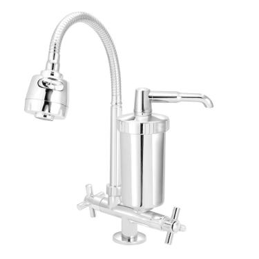 Imagem de Torneira Cozinha Gourmet Flexivel C/Filtro Abs Mesa 1/4V