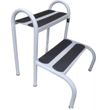 Imagem de Escada Auxiliar Para Subir No Leito Cama Maca Leve Super Resistente Maca E Depilação Apoiador Suporte