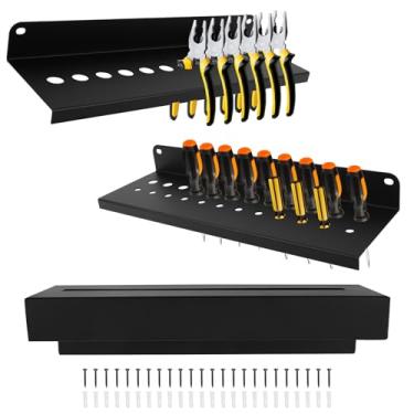 Imagem de Organizador de ferramentas elétricas, suporte de parede, suporte de broca, suporte de parede, rack de armazenamento resistente para oficina