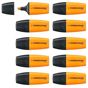 Imagem de Marca Texto - STABILO BOSS ORIGINAL Mini – Caixa com 10 unidades – Laranja